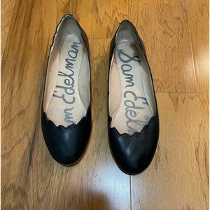 Sam Edelman black ballet flats. Size 8